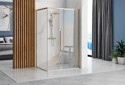 Rea Cabine De Douche Solar 90X120 Gold