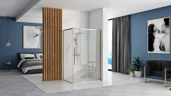 Rea Cabine De Douche Solar 90X120 Gold