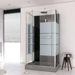 Aurlane Cabine de douche rectangle 110x80x225cm - SCRATCHY 110