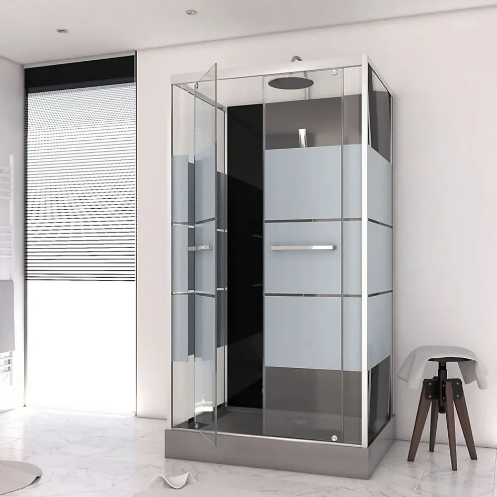 Aurlane Cabine de douche rectangle 110x80x225cm - SCRATCHY 110