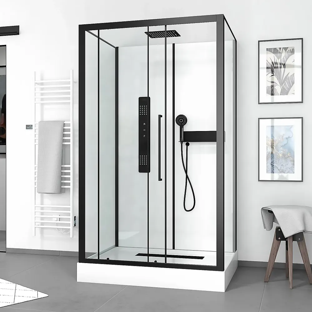 Aurlane Cabine de douche RECTANGLE - 90x115x217 cm - FACTORY 2 RECTANGLE