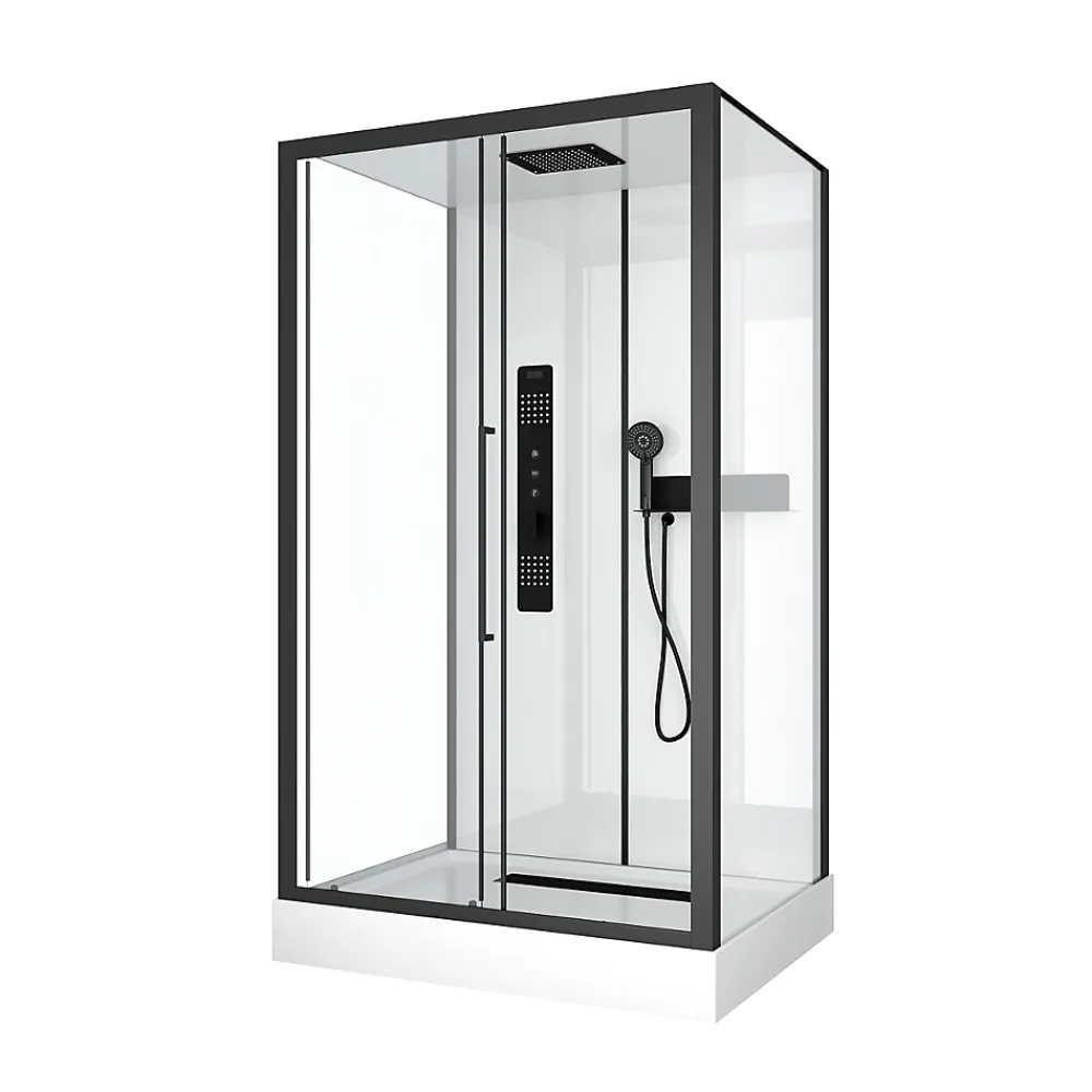 Aurlane Cabine de douche RECTANGLE - 90x115x217 cm - FACTORY 2 RECTANGLE
