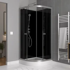 Aurlane cabine de douche ROUND SHADOW CORNER 90x90x230cm