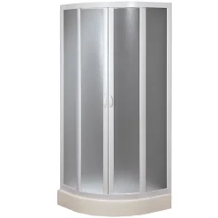 Cabine De Douche|Forte Cabine douche demi-circulaire 75x75 CM en acrylique mod. Marte avec ouverture culissante