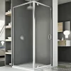 Idralite Cabine Douche 75x100 AP. 100 CM H185 granité modèle Sintesi Duo 1 Portillon