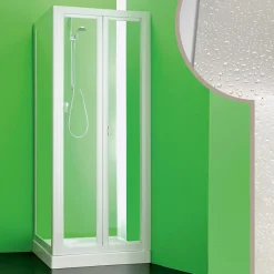 Forte Cabine douche 80x70 CM en acrylique mod. Saturno avec ouverture pliante