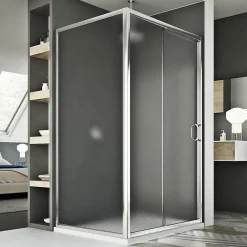 Cabine De Douche|Idralite Cabine Douche 80x150 CM H185 granité modèle Replay Duo 1 Portillon