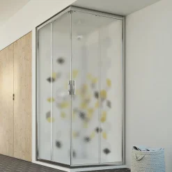Cabine De Douche|Idralite Cabine Douche 90x100 H198 Opaque mod. Evolution