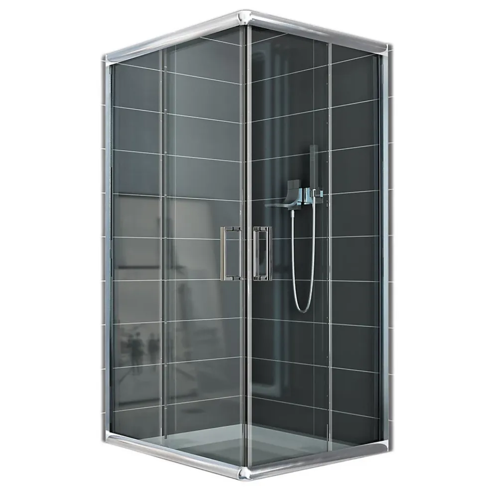 Cabine De Douche|Idralite Cabine Douche 70x90 H185 Transparent 6mm mod. Alabama