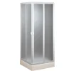 Cabine De Douche|Forte Cabine douche 75x75CM en acrylique mod. Venere avec ouverture centrale