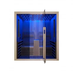 Azura Home Design Cabine infrarouge CARBONE 2 personnes