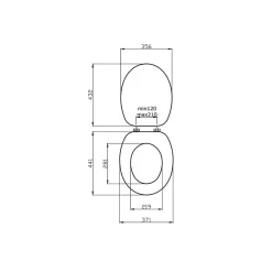 Abattant Wc|Kiamami Valentina Cache Wc Universel En Mdf Chêne Foncé Effet Bois