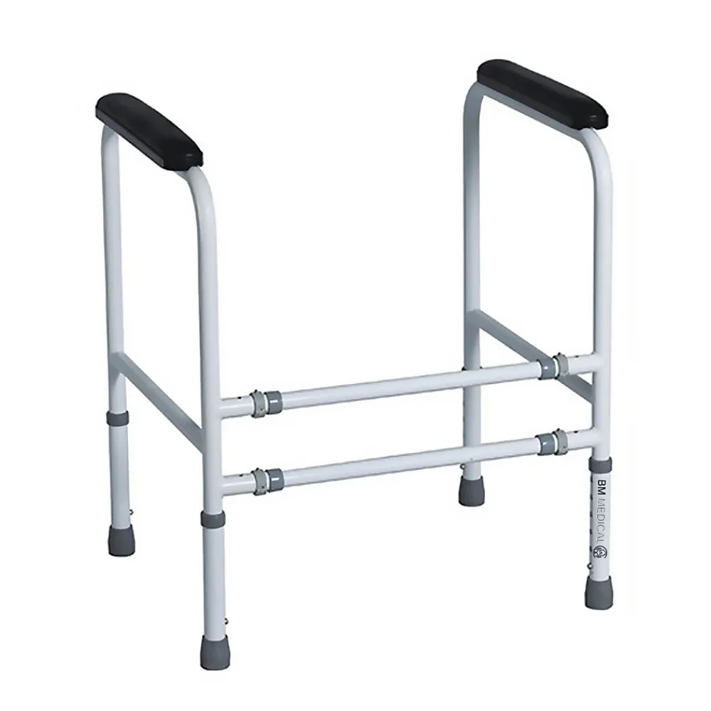 Wc Pmr|Bm Medical Cadre de toilette autoportant - Bm Médical CT-50- Réglable en hauteur et en largeur