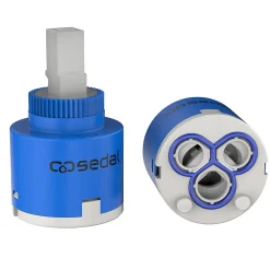 Accessoire De Robinet|Homelody Cartouche Céramique Sedal 35 mm pour Mitigeur Cartouche de Remplacement Universelle pour Robinet Cuisine et Salle de Bain
