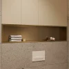 Ceramia Niche de Douche à encastrer, Acier Inoxydable 304, 120x28x10cm, Or brossé PVD