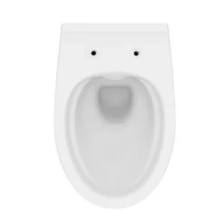 Cersanit Moduo cuvette suspendue sans bride avec abattant SoftClose, Blanc (K701-147-ECO)