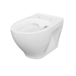 Cersanit Moduo cuvette suspendue sans bride avec abattant SoftClose, Blanc (K701-147-ECO)