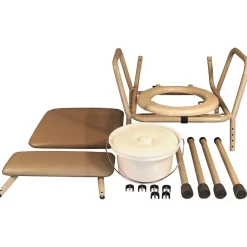 Barre D'Appui|Aidapt Chaise Percée Réglable en Hauteur Essex - VR161