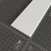 Tecnoprofils Champlat PVC Cellulaire 70 mm - Longueur 2.50 m - Lot de 5 - Blanc