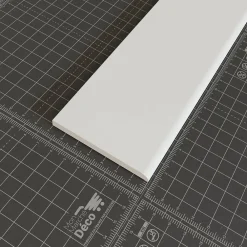 Tecnoprofils Champlat PVC Cellulaire 70 mm - Longueur 2.50 m - Lot de 5 - Blanc