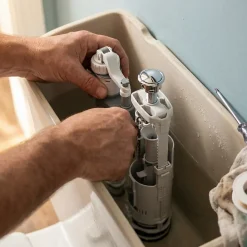 Chasse D'Eau|Flomasta Chasse d'eau + robinet flotteur bas , double bouton poussoir + étrier