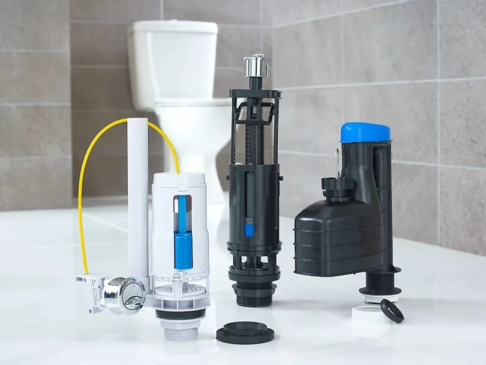 Flomasta Chasse d'eau - 2", Double bouton poussoir + tige
