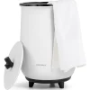 Sèche-Serviettes Électrique|Giantex Chauffe-Serviettes Style Seau 23L, 3 Niveaux Chauffage 60-80Celsius & Minuterie 20-90min, Arrêt Automatique, Noir