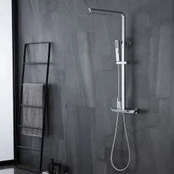 Poalgi Colonne bain douche mécanique avec barre extensible SKY BATH chromé série JOY