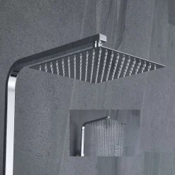 Poalgi Colonne bain douche mécanique avec barre extensible SKY BATH chromé série JOY