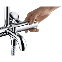 Hansgrohe Colonne bain douche thermostatique Vernis Blend 200 chromé