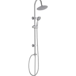 Colonne De Douche Thermostatique|Autres Colonne Barre de douche chromee Tête douchette 4 jets entraxe reglable