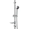 Colonne De Douche Thermostatique|Autres Colonne Barre de douche chromee fixation reglable 70 cm douchette 1 jet mobile