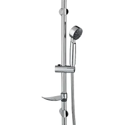 Colonne De Douche Thermostatique|Autres Colonne Barre de douche chromee fixation reglable 70 cm douchette 1 jet mobile