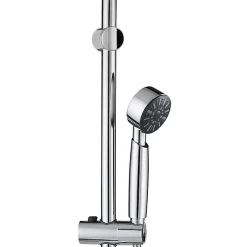 Colonne De Douche Thermostatique|Autres Colonne Barre de douche chromee fixation reglable 70 cm douchette 1 jet mobile