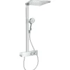 Colonne De Douche Thermostatique|Hansgrohe Colonne de douche 300 1 jet avec mitigeur thermostatique ShowerTablet 350 chromé Raindance E