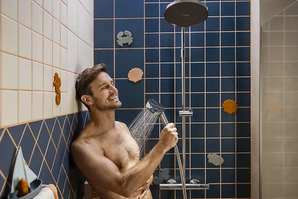 Colonne De Douche Thermostatique|Hansgrohe Colonne de douche - Activera S - - Débit 8 l/min