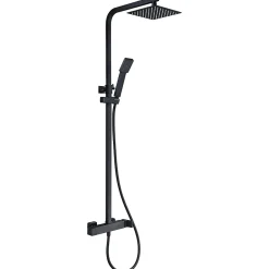 Imex Colonne de Douche Anti-Calcaire Noir Mat FIYI BDF016/NG