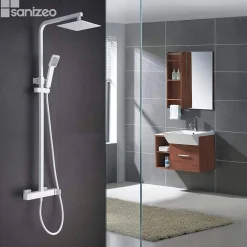 Imex Colonne de Douche Anti-Calcaire Blanc Mat FIYI BDF016/BL