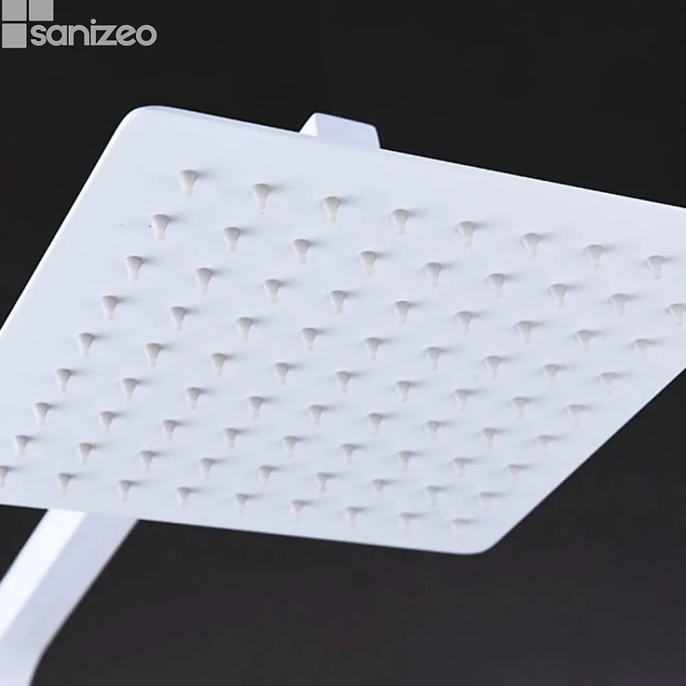 Imex Colonne de Douche Anti-Calcaire Blanc Mat FIYI BDF016/BL
