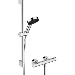 Pommeau De Douche, Flexible Et Barre De Douche|Hansgrohe Colonne de douche - - Pulsify Select S - Combi douche - 3 Jets