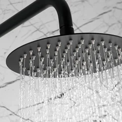 Colonne De Douche Mécanique|Imex Colonne de Douche Anti-Calcaire Noir Mat BDD038/NG