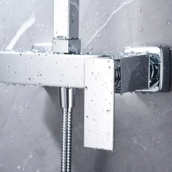 Colonne De Douche Mécanique|Imex Colonne de Douche Anti-Calcaire Chrome PISA BDP048