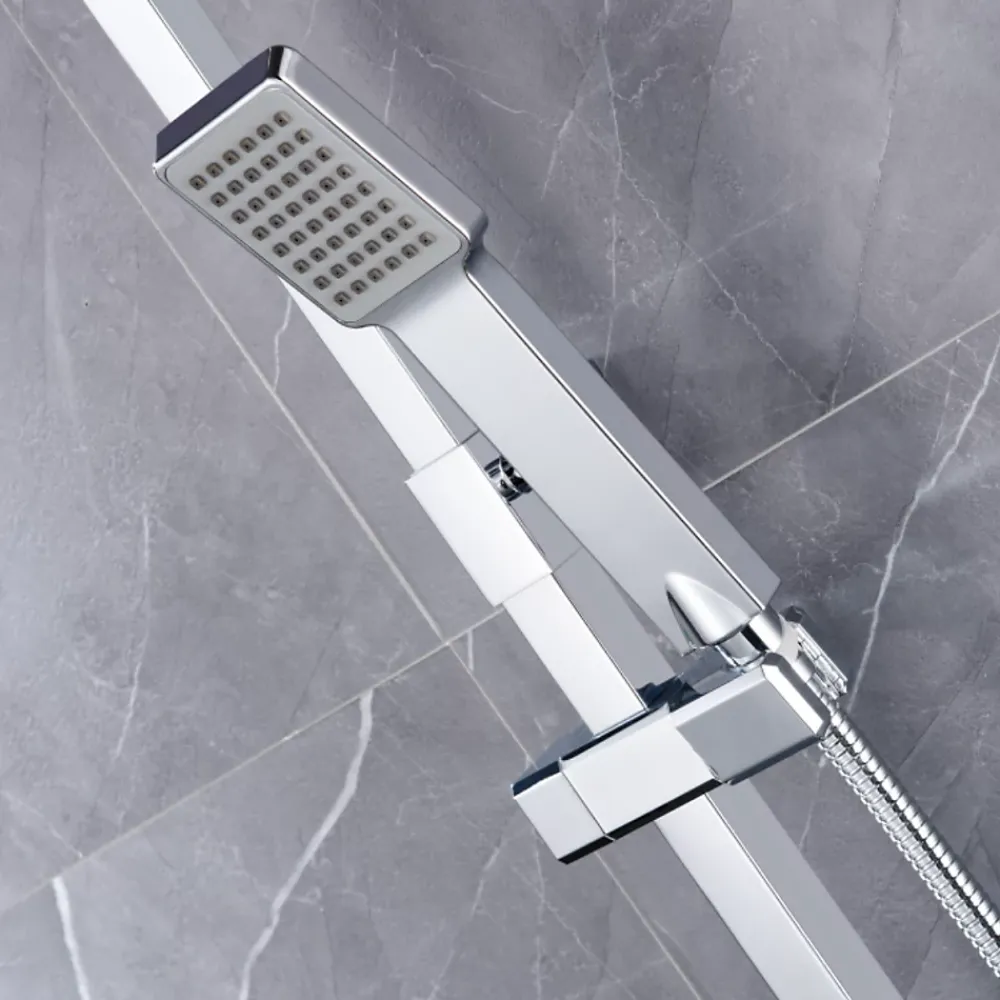 Colonne De Douche Mécanique|Imex Colonne de Douche Anti-Calcaire Chrome PISA BDP048
