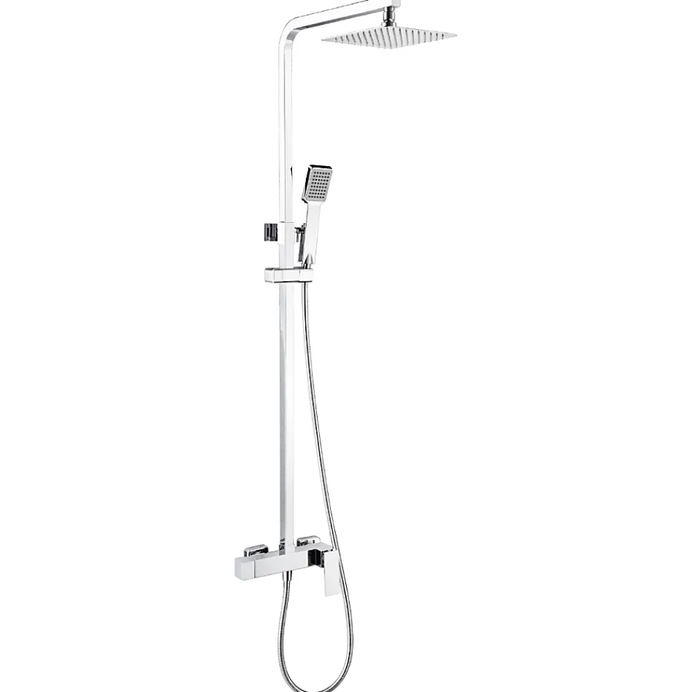 Colonne De Douche Mécanique|Imex Colonne de Douche Anti-Calcaire Chrome PISA BDP048
