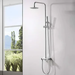 Colonne De Douche Mécanique|Imex Colonne de Douche Anti-Calcaire Chrome OLIMPO BDC033