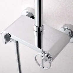 Colonne De Douche Mécanique|Imex Colonne de Douche Anti-Calcaire Chrome OLIMPO BDC033
