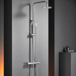 Colonne De Douche Mécanique|Imex Colonne de Douche Anti-Calcaire Chrome MONZA BDM039
