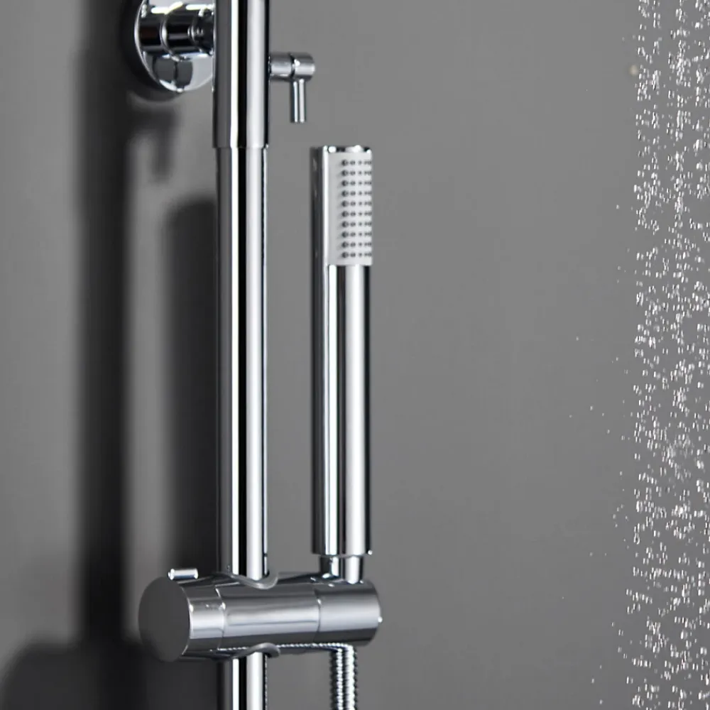 Colonne De Douche Mécanique|Imex Colonne de Douche Anti-Calcaire Chrome MONZA BDM039
