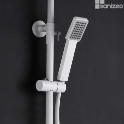 Colonne De Douche Mécanique|Imex Colonne de Douche Anti-Calcaire Blanc Mat ART BDAR025/BL
