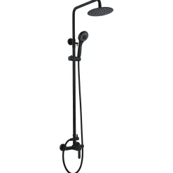 Colonne De Douche Mécanique|Imex Colonne de Douche Anti-Calcaire Noir Mat ROMA BDR001/NG